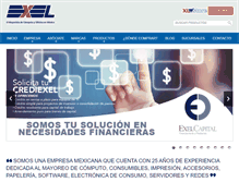 Tablet Screenshot of exeldelnorte.com.mx